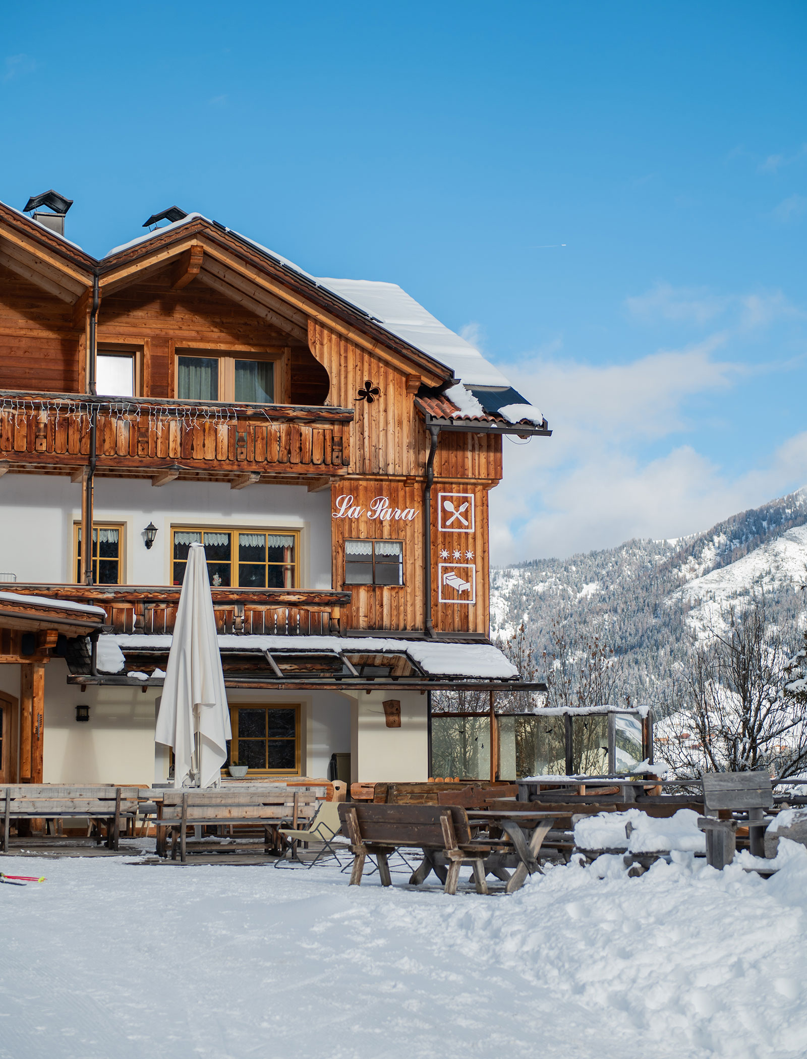 La Para im Wintergebiet