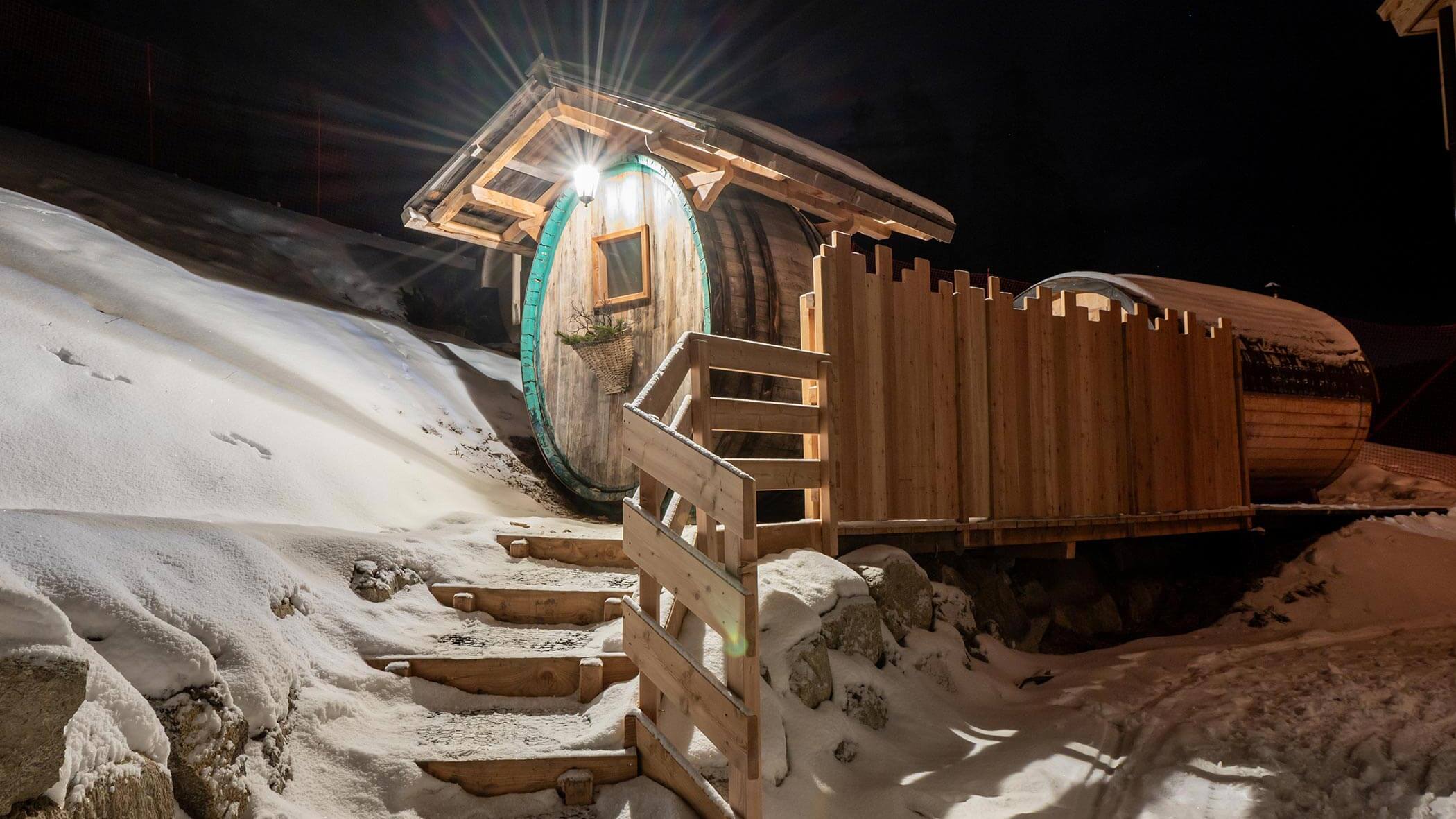 Sauna a botte la sera