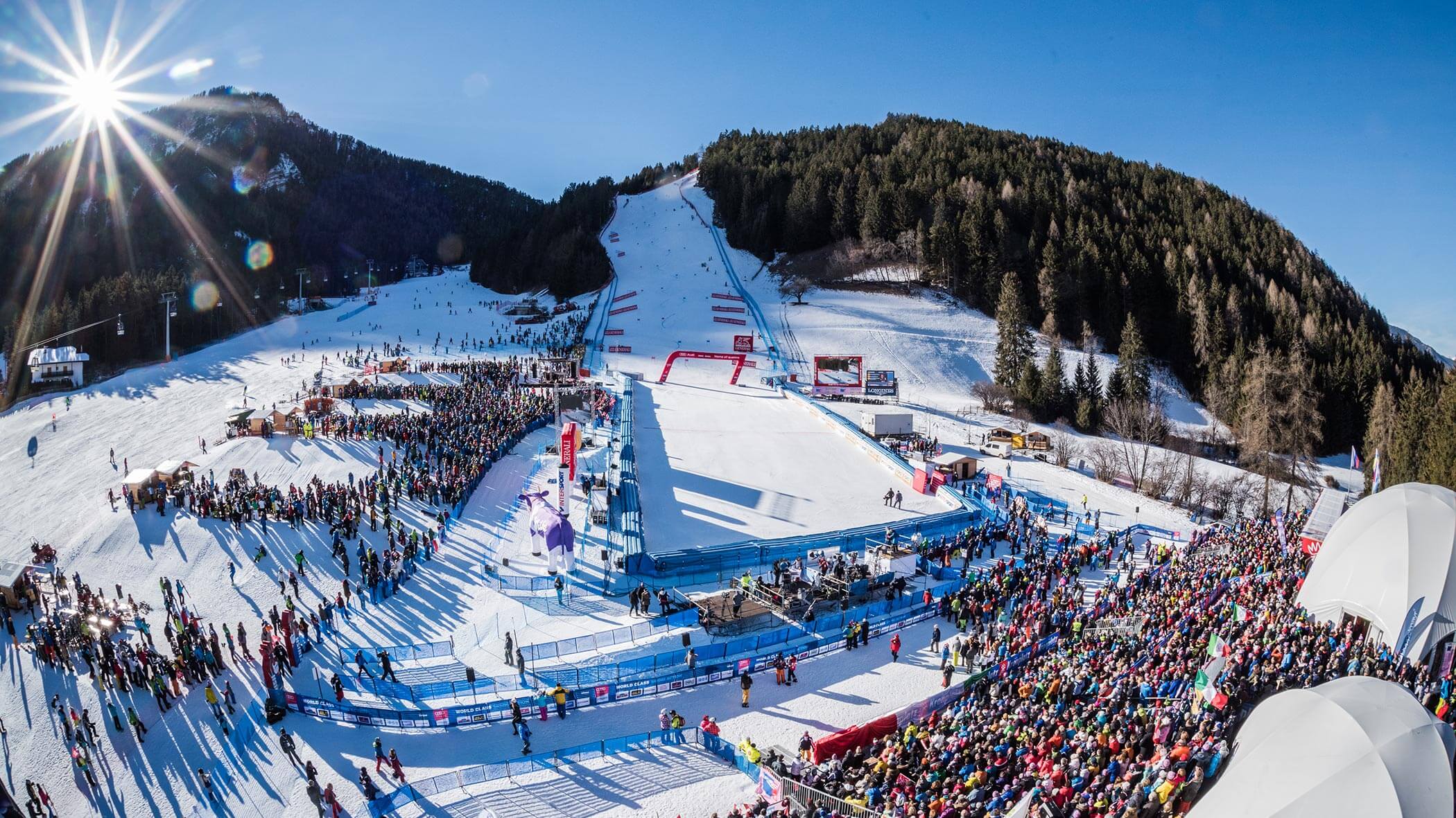 Coppa del Mondo di sci sulla pista Erta